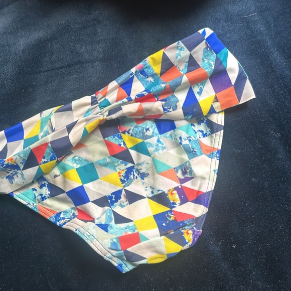 Midnight Grace Multi-Color Bikini Bottoms Size 8 - Picture 5 of 5